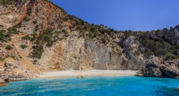 Afales beach. Ithaca, Greece
