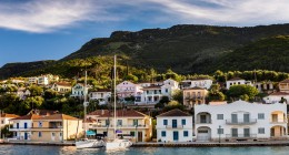 Vathy in Ithaca island