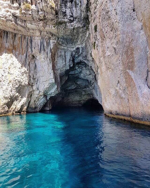 Blue caves, Paxos