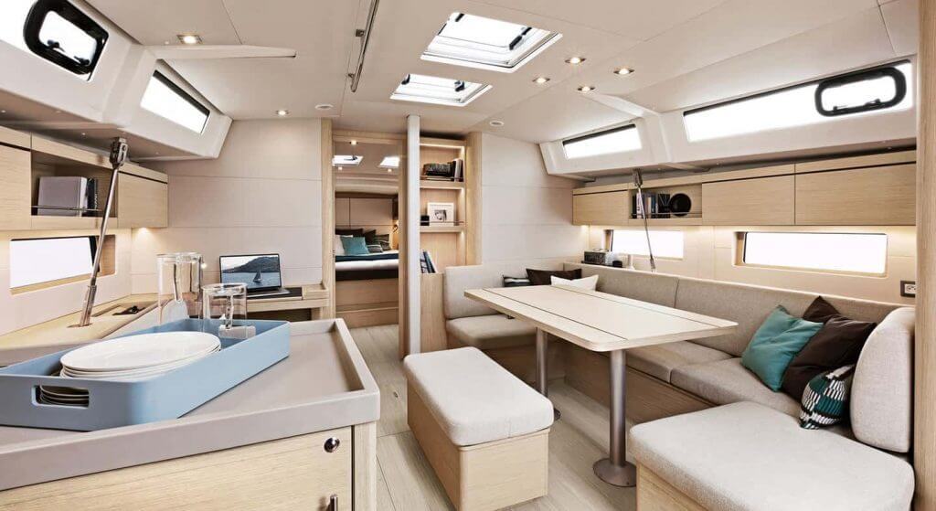 Oceanis 46.1 interior design